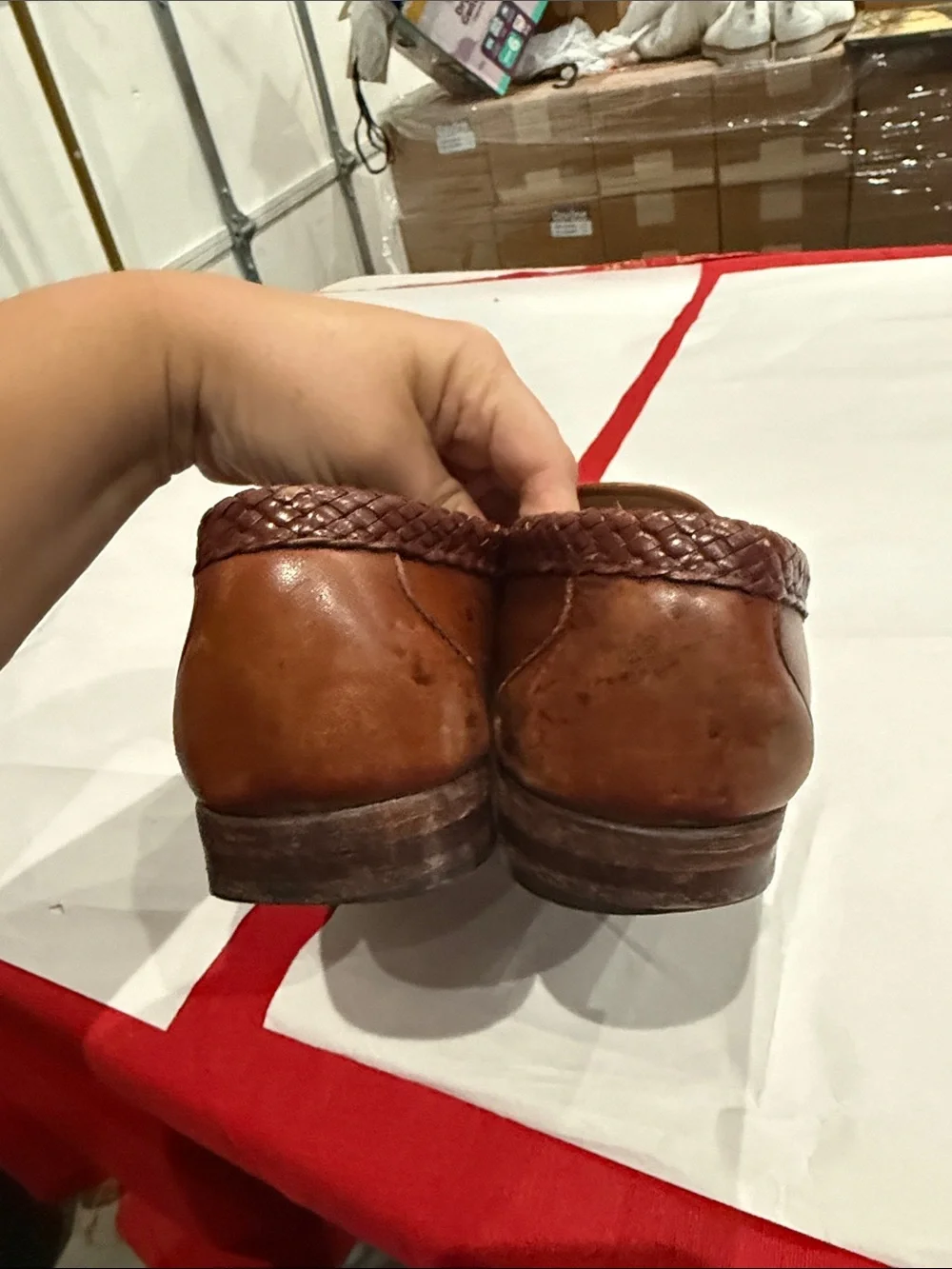 Allen Edmonds Brown Leather Tassel Loafers